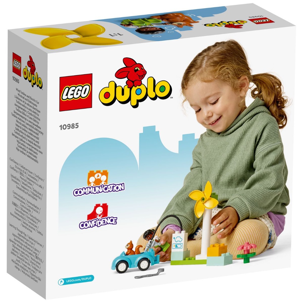 LEGO 10985 DUPLO Wind Turbine and Electric Car