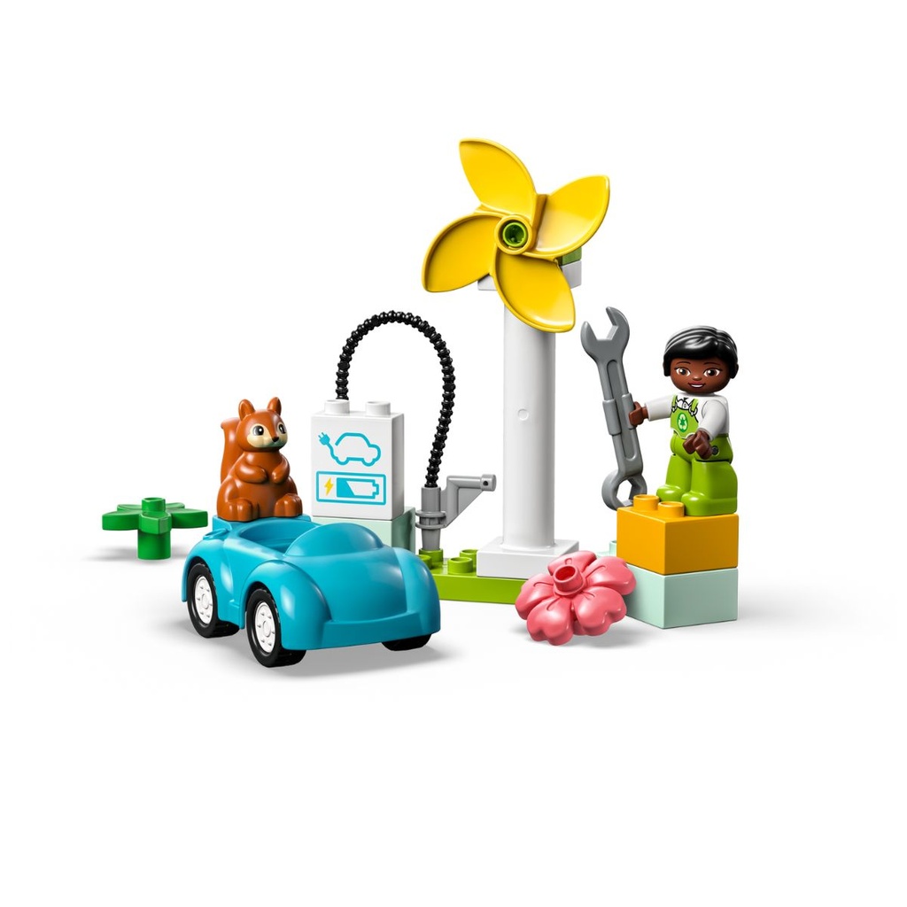 LEGO 10985 DUPLO Wind Turbine and Electric Car