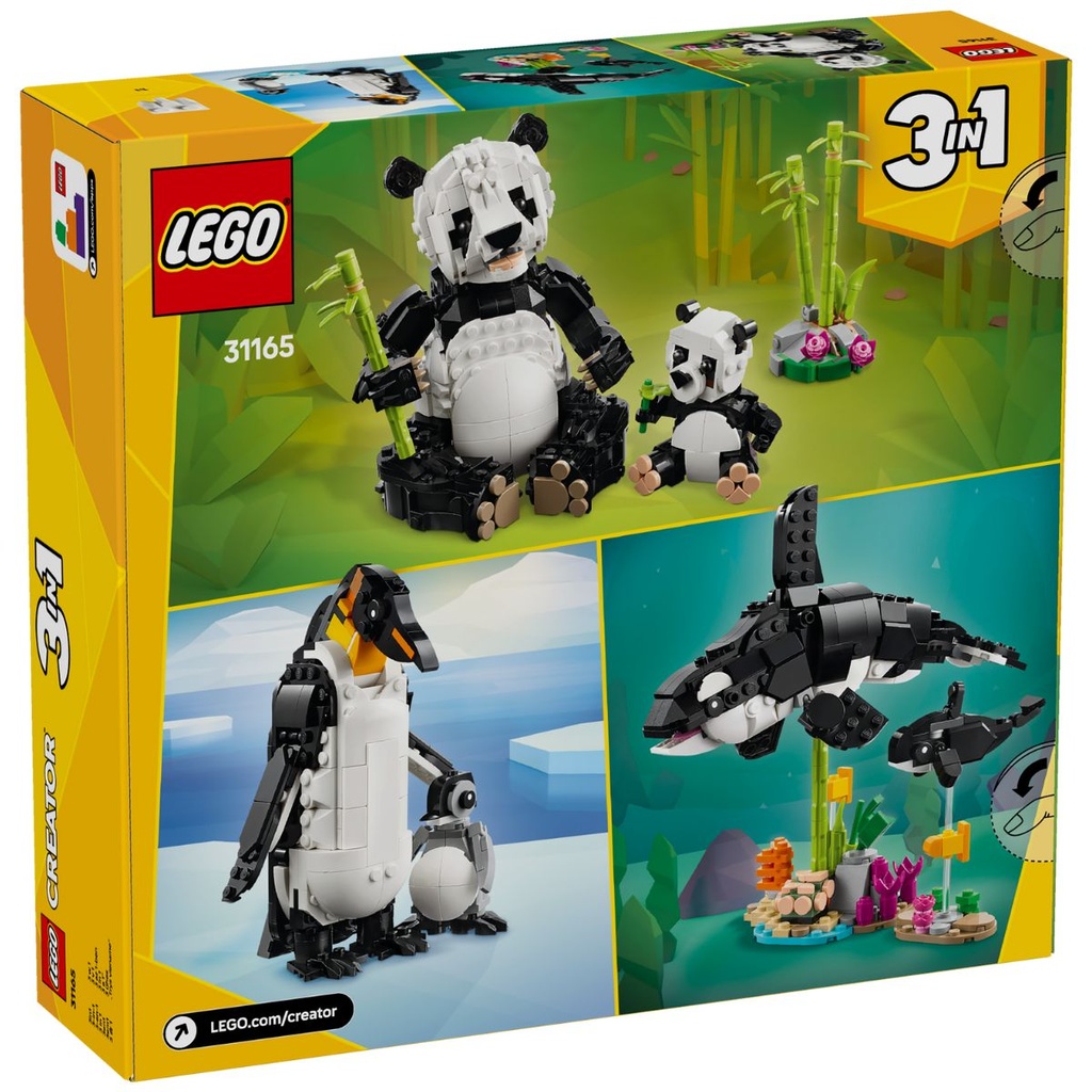 LEGO 31165 Creator Wild Animals Panda Family