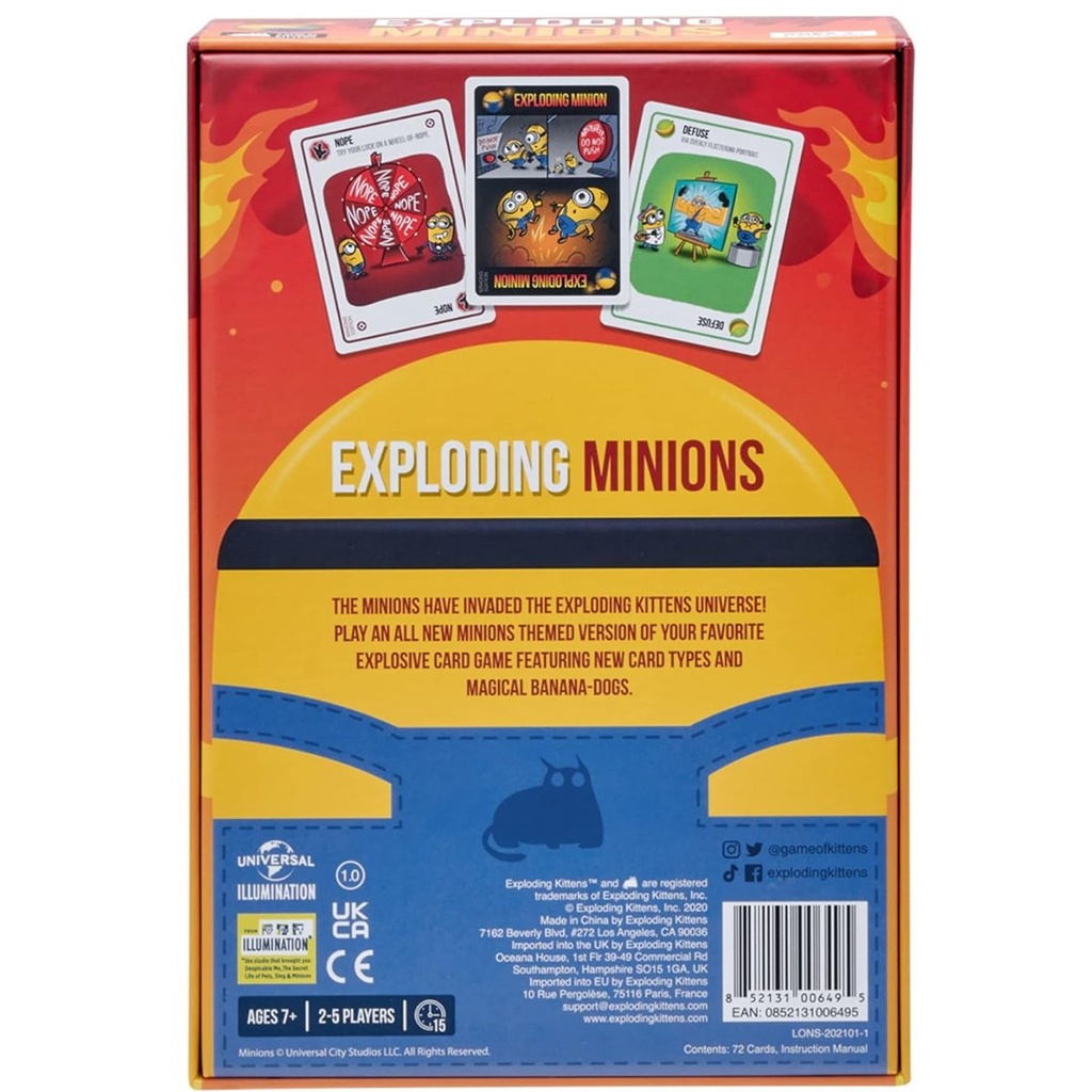 Exploding Minions Card Game