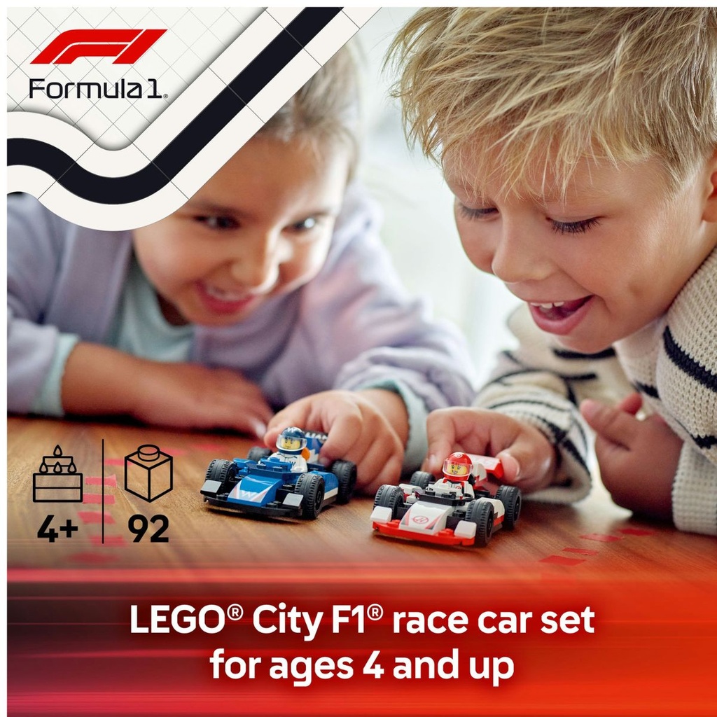 LEGO 60464 City F1 Williams Racing &amp; Haas F1® Race Cars