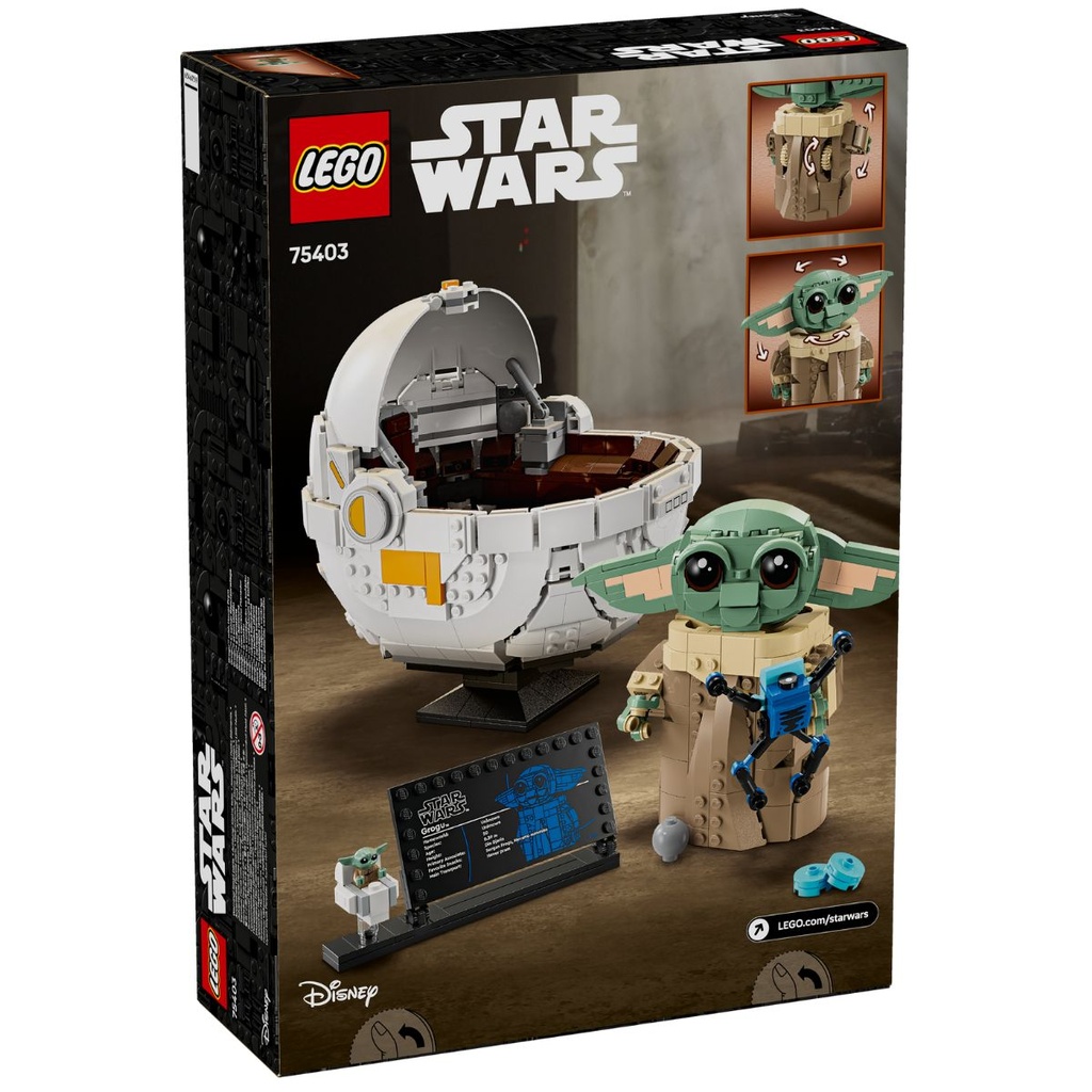 LEGO 75403 Starwars Grogu with Hover Pram