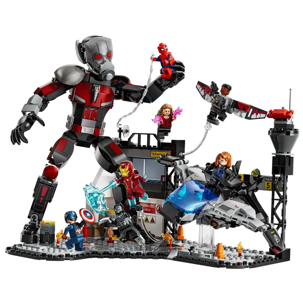 LEGO 76314 Captain America Civil War Action Battle