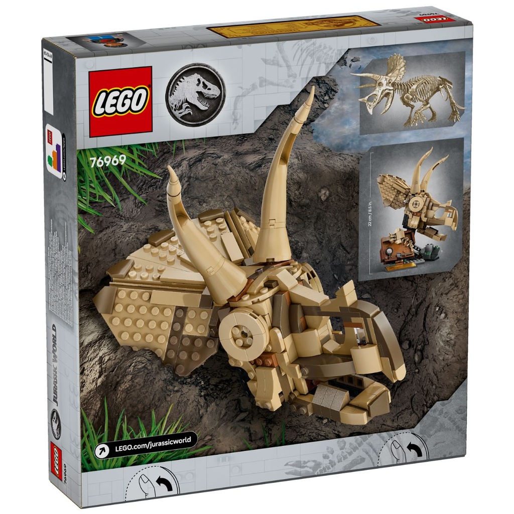 LEGO 76969 Jurassic World Dinosaur Fossils Triceratops Skull