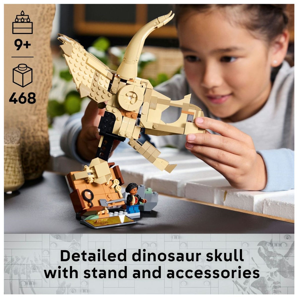 LEGO 76969 Jurassic World Dinosaur Fossils Triceratops Skull