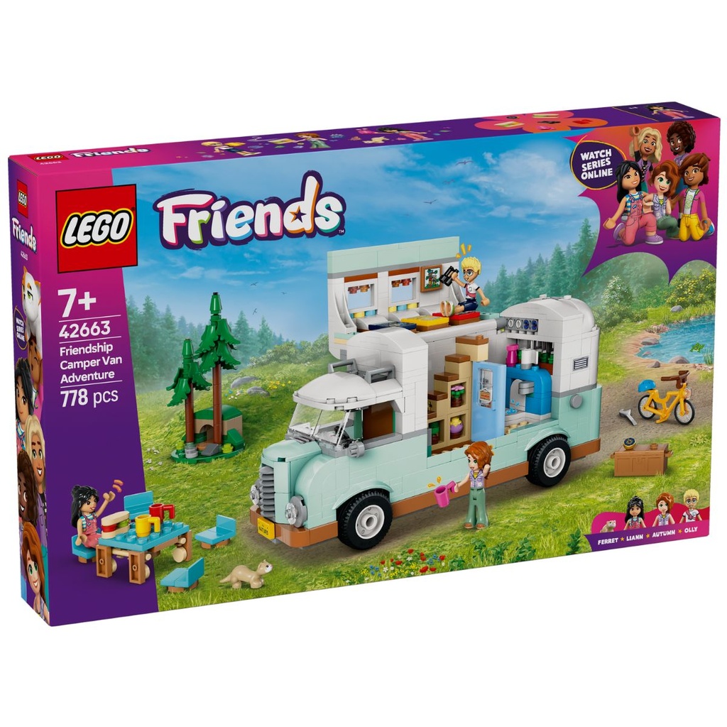 LEGO 42663 Friends Friendship Camper Van Adventure