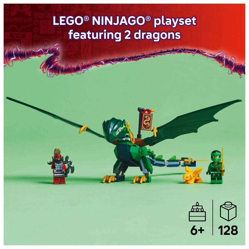 LEGO 71829 NINJAGO Lloyd’s Green Forest Dragon