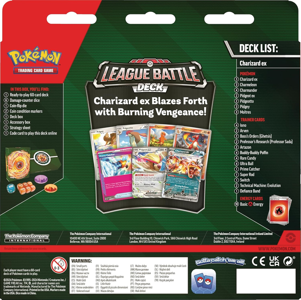 Pokemon TCG: Charizard ex League Battle Deck