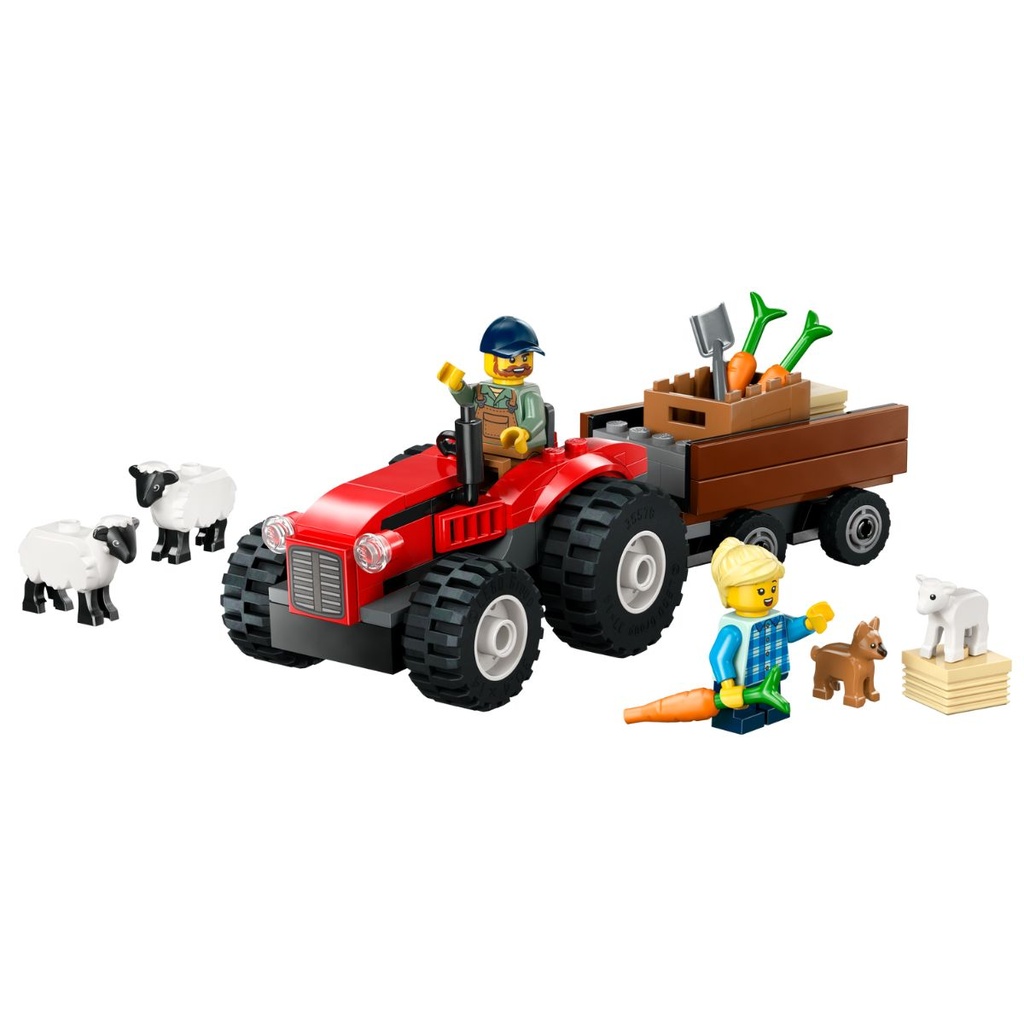 LEGO 60461 City Red Farm Tractor with Trailer &amp; Sheep