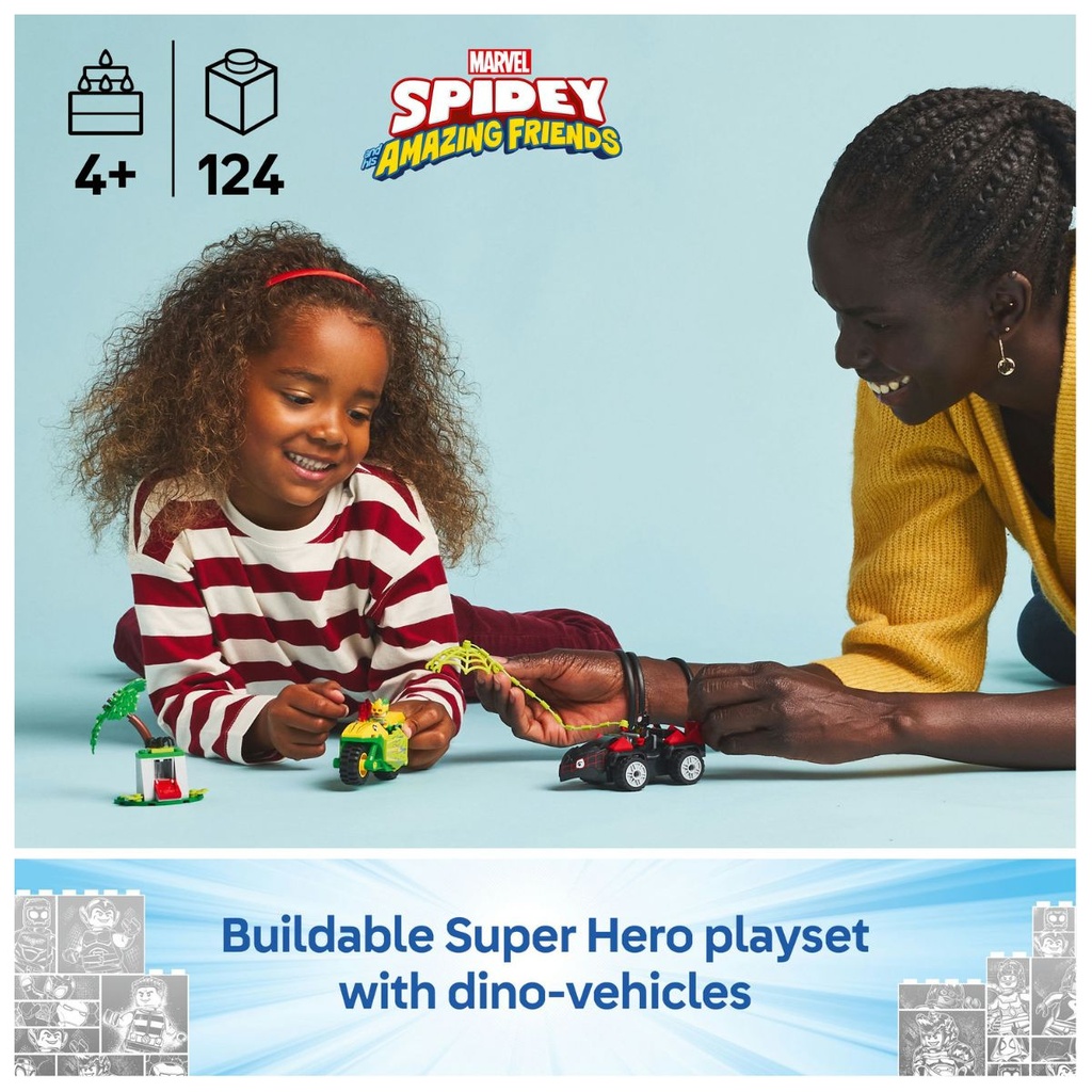 LEGO 11198 Spidey Spin and Electro Dinosaur Vehicle Chase