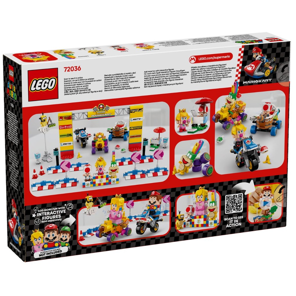 LEGO 72036 Mario Kart Baby Peach N Grand Prix Set