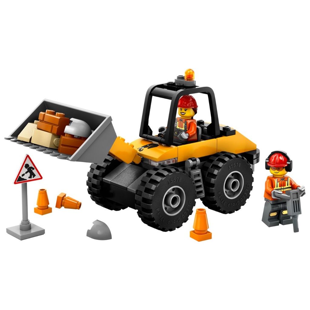 LEGO 60450 City Yellow Construction Wheel Loader