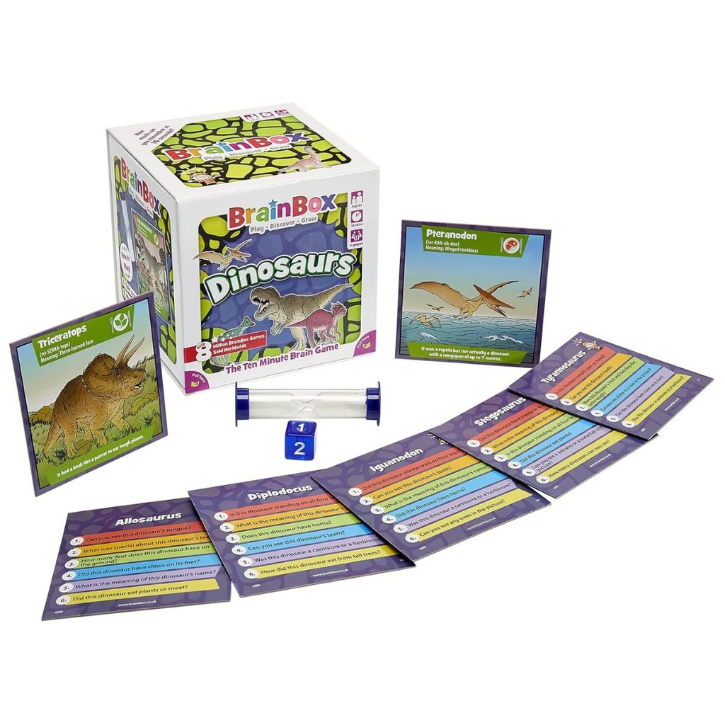 BrainBox Dinosaurs Card Game