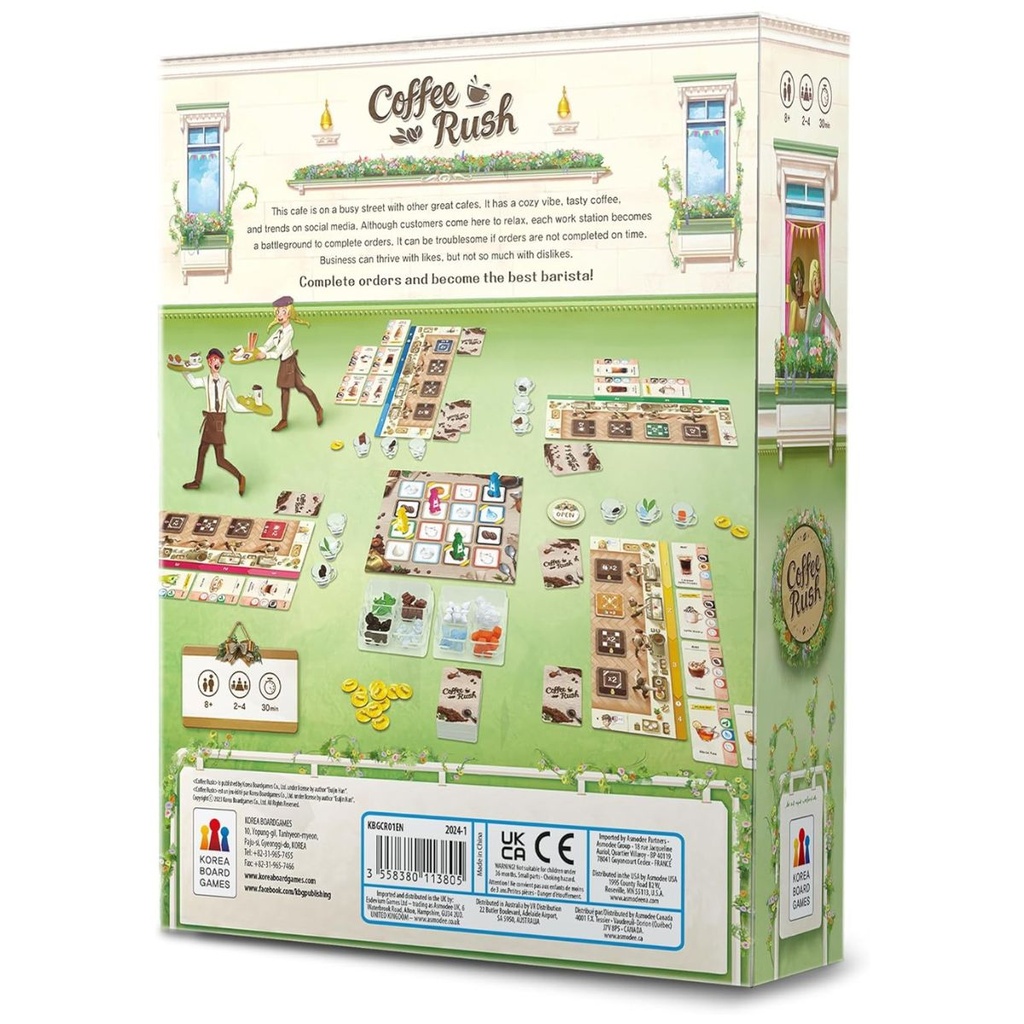 Coffee Rush Board Game