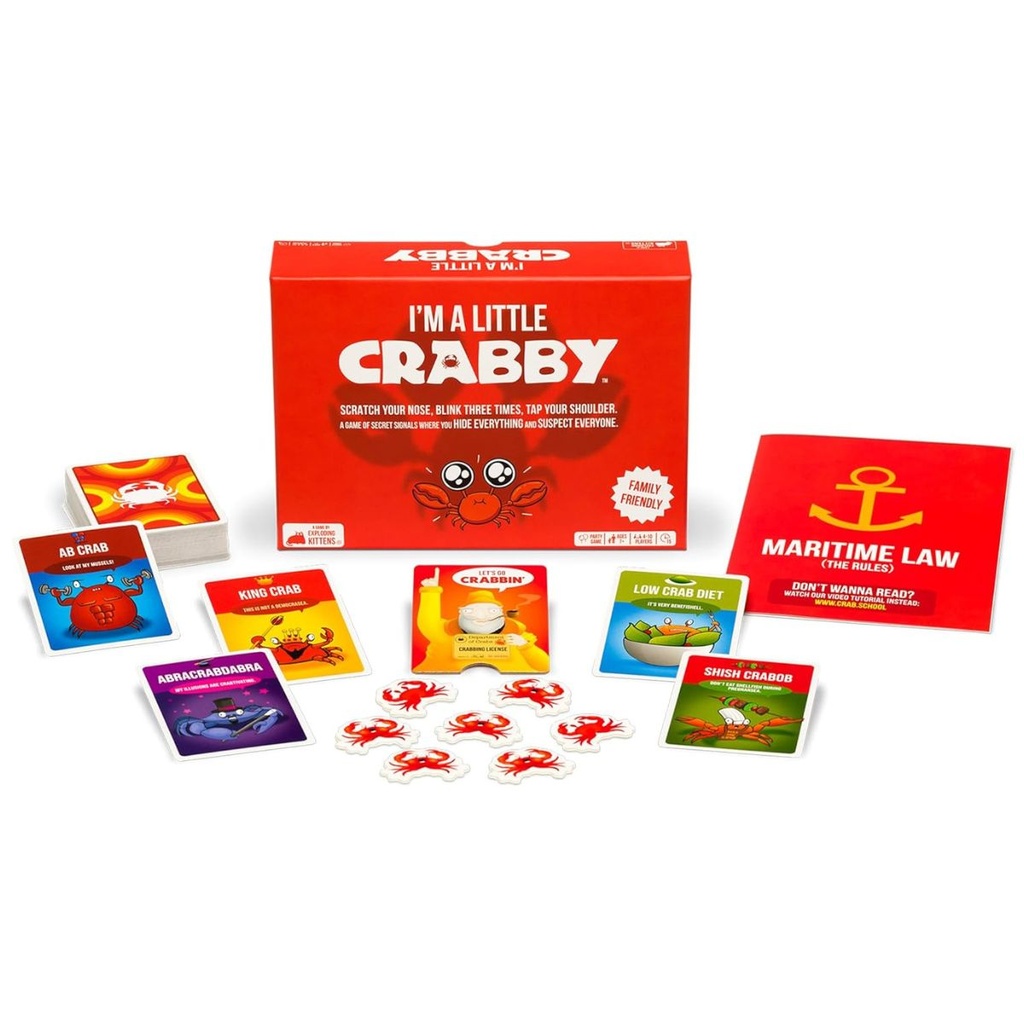 I'm A Little Crabby Card Game