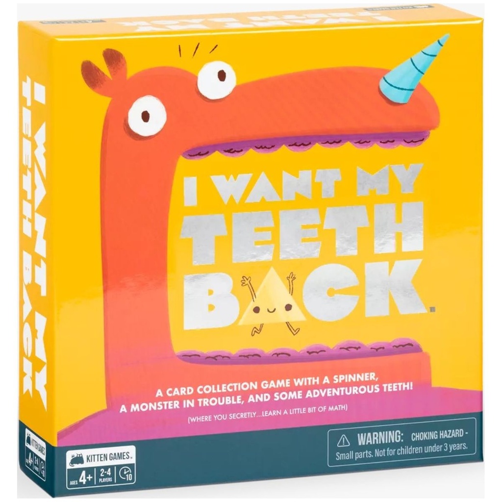 I Want My Teeth Back Card Game