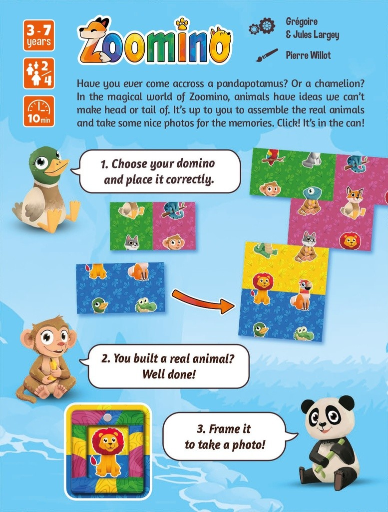 Zoomino Animal Card Game