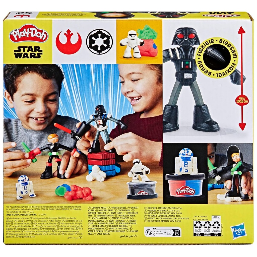 PlayDoh Starwars Squish n Slice Lightsabers Playset