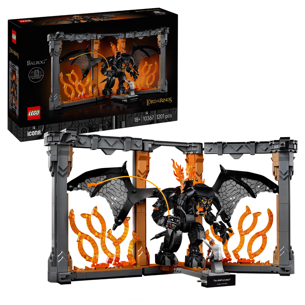 LEGO Icons10367 The Lord of the Rings: Balrog Book Nook