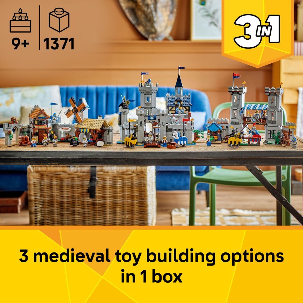 LEGO 31168 Creator Medieval Horse Knight Castle