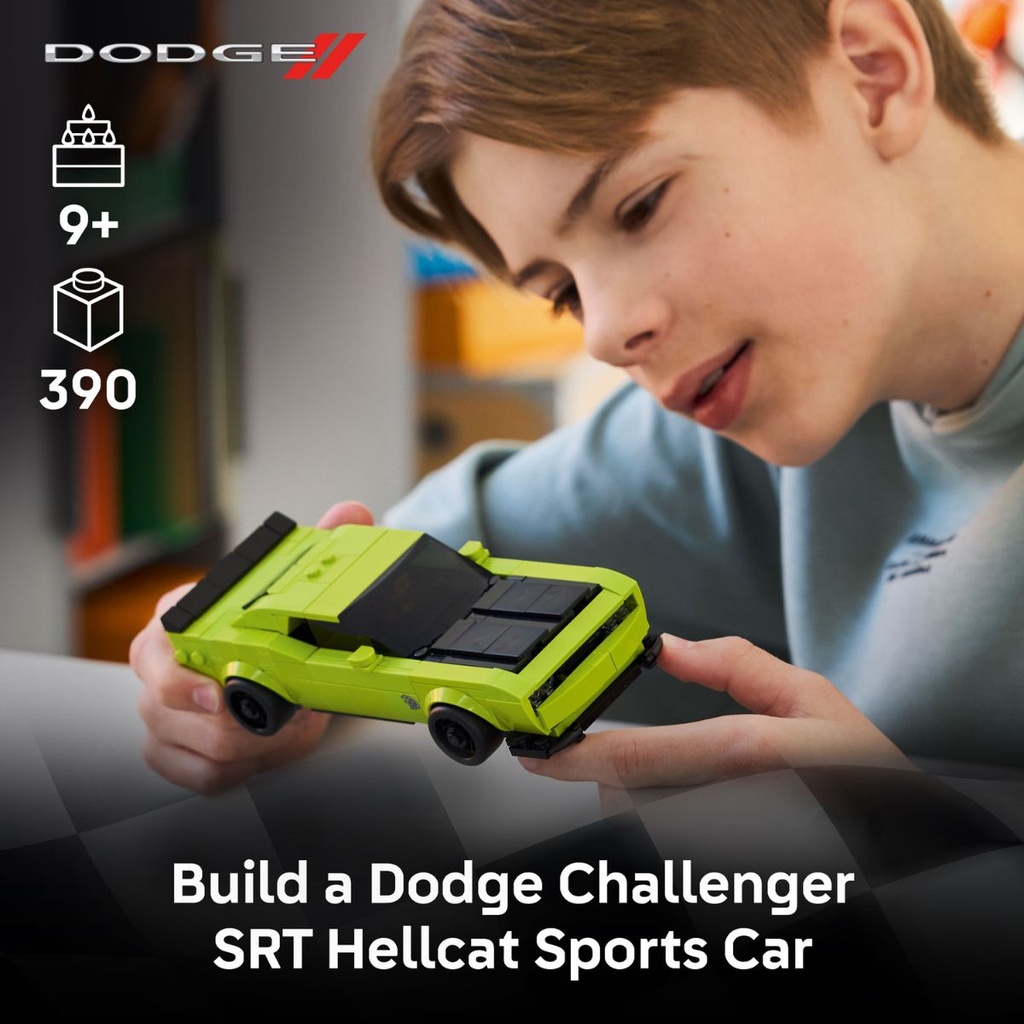 LEGO 77237 Speed Champions Dodge Challenger SRT Hellcat Sports Car