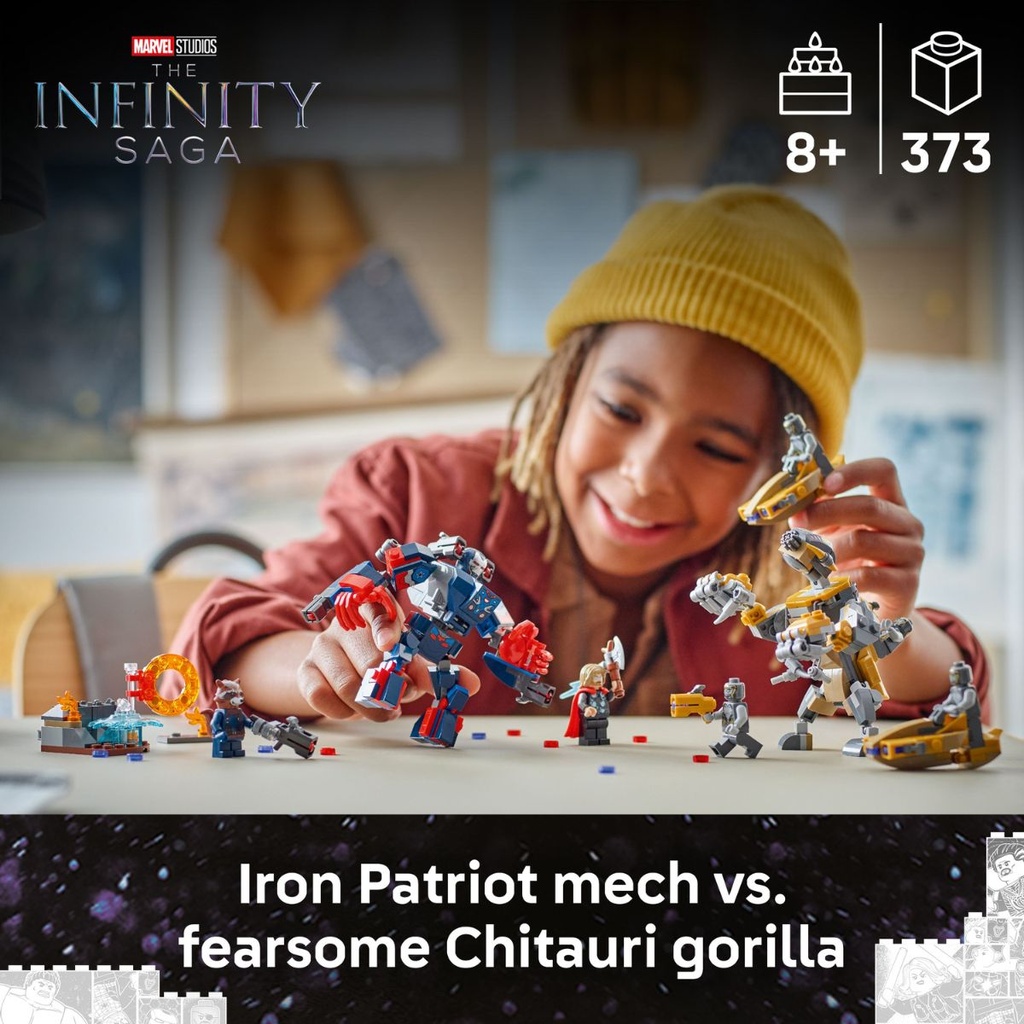 LEGO 76322 Marvel Avengers Endgame Thor vs. Chitauri