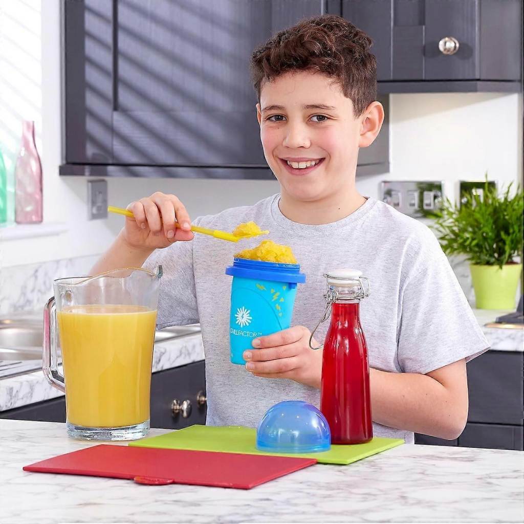 Chill Factor Slushy Maker Colour Shock Cool Blue
