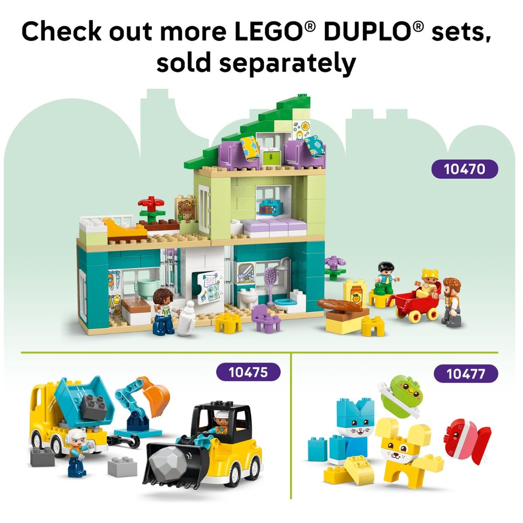 LEGO 10476 DUPLO 3 in 1 Construction Site and Vehicles
