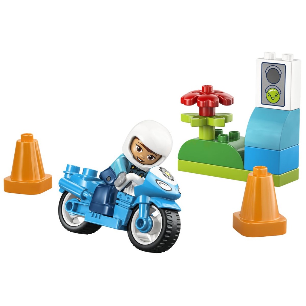 LEGO 10471 DUPLO Blue Police Motorcycle