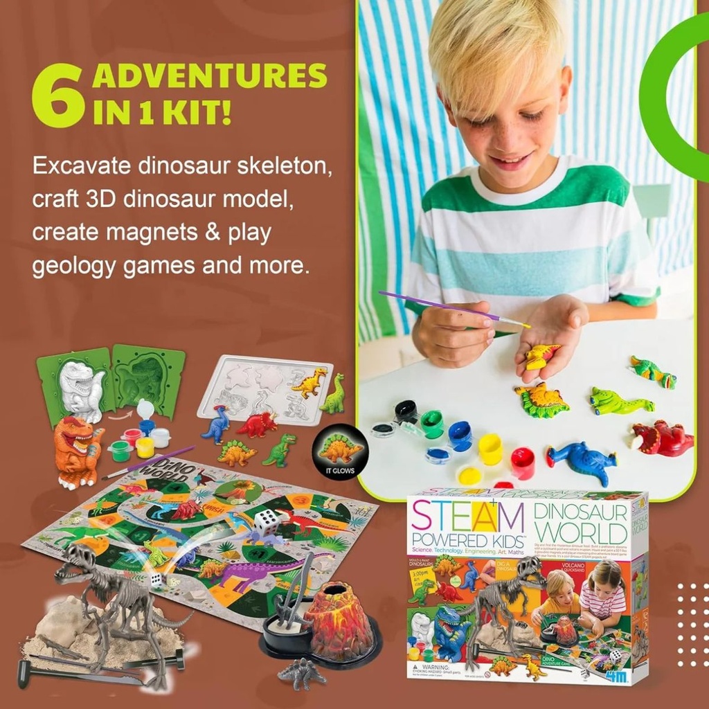 4M STEAM Dinosaur World