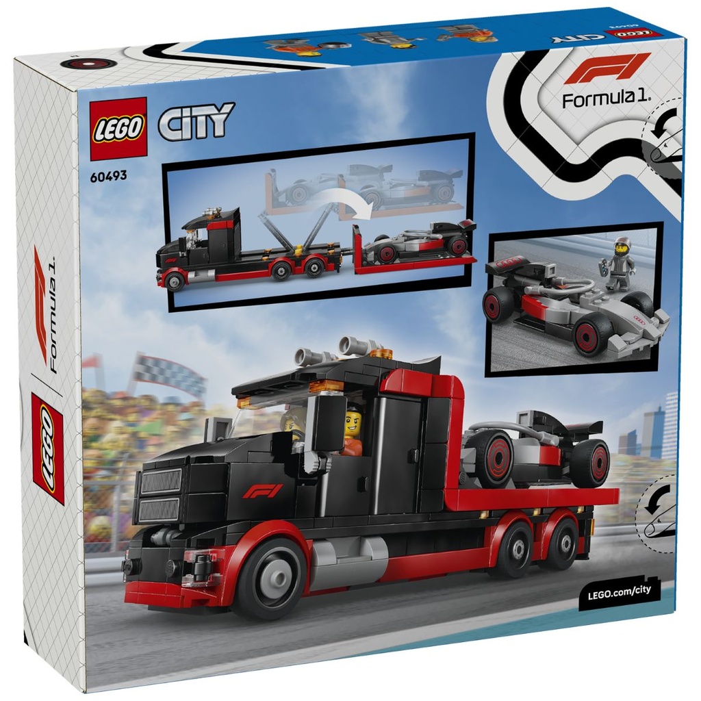 LEGO 60493 City F1 Display Truck with Audi F1 Race Car