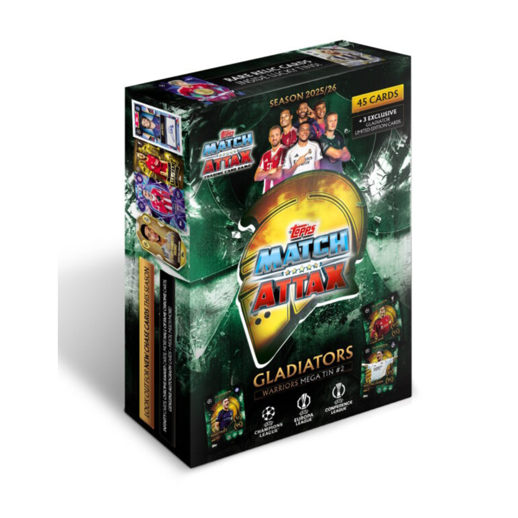 Topps Match Attax Champions League 2025/26 Mega Tin-Bundle of 4