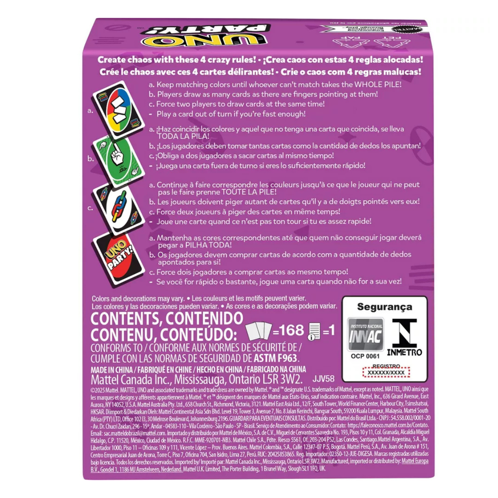 UNO Party Card Refresh Game