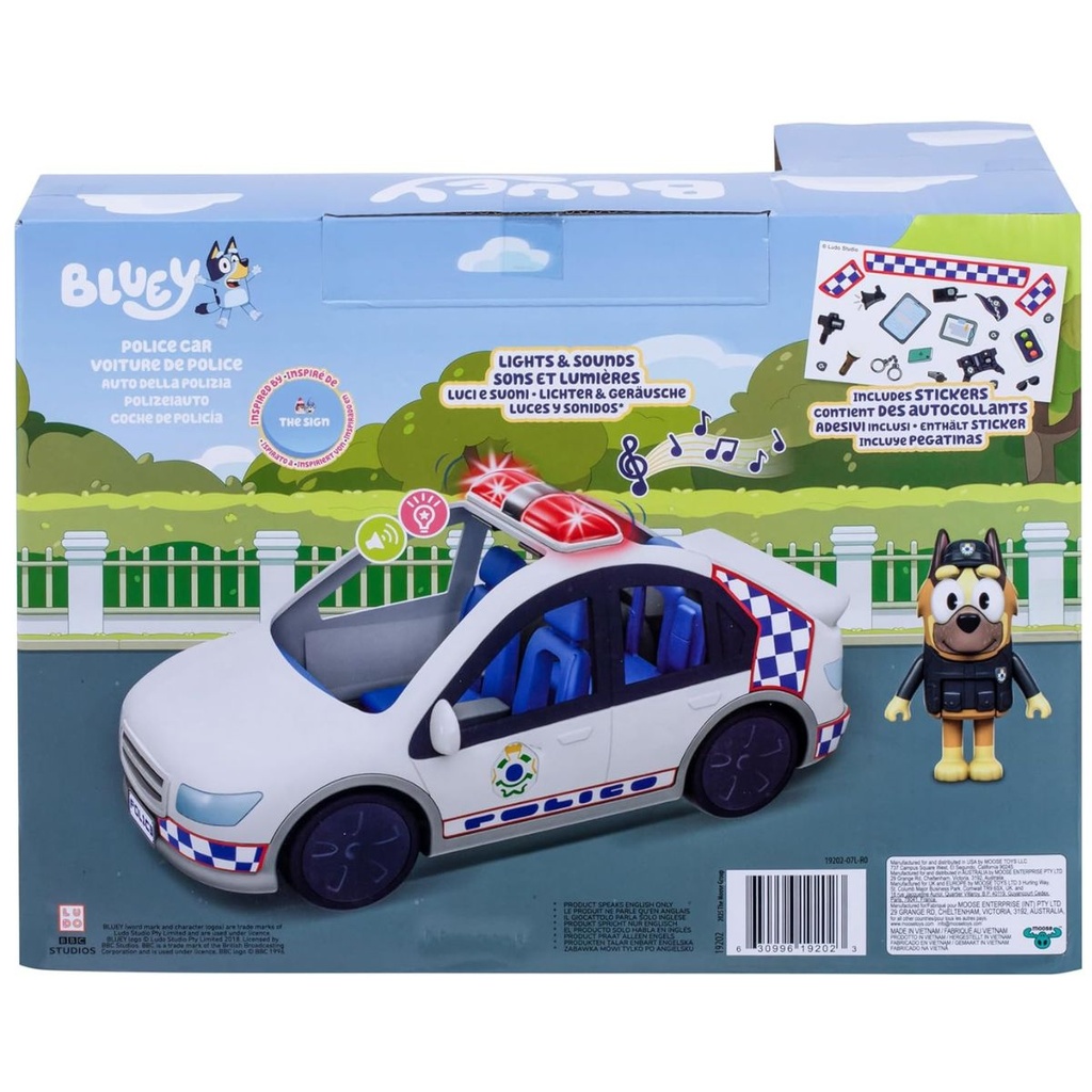 Bluey Police Car
