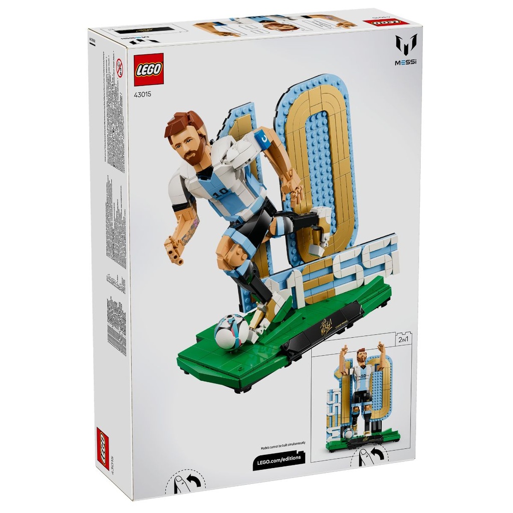 LEGO 43015 Editions Lionel Messi Soccer Legend