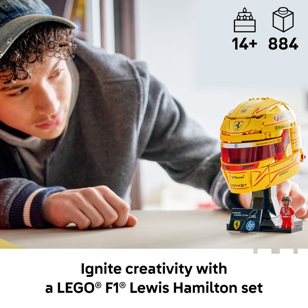 LEGO 43022 Editions Scuderia Ferrari HP Lewis Hamilton Helmet