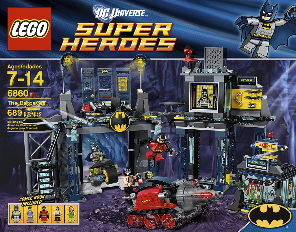 LEGO 6860 Super Heroes The Batcave (Dents/Creases)_3