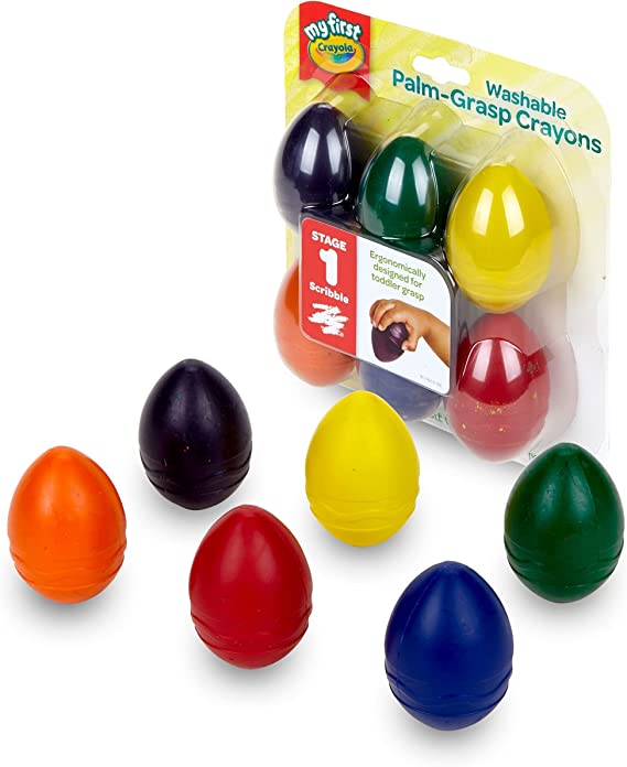 Crayola My First 6ct Washable Palm Grasp Crayons_2