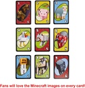 Mattel Games UNO Minecraft in Storage Tin Card Game_4