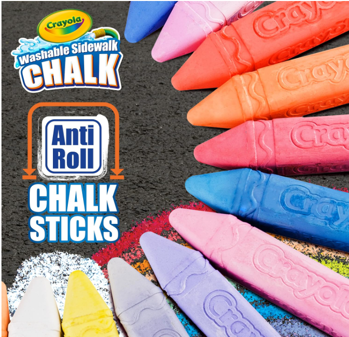 Crayola 24 Ct Sidewalk Chalk