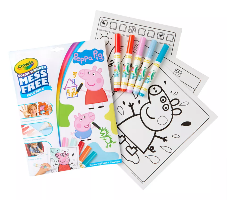 Crayola Color Wonder Mess Free  Peppa Pig Foldalope