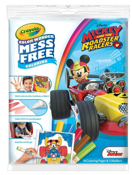 Crayola Color Wonder Mess Free Mickey and the Roadster Racers Foldalope