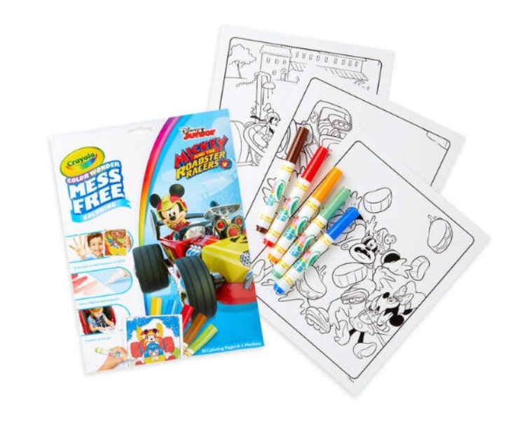 Crayola Color Wonder Mess Free Mickey and the Roadster Racers Foldalope