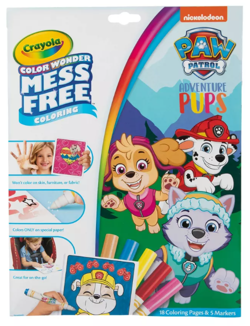 Crayola Color Wonder Mess Free  Paw Patrol Foldalope