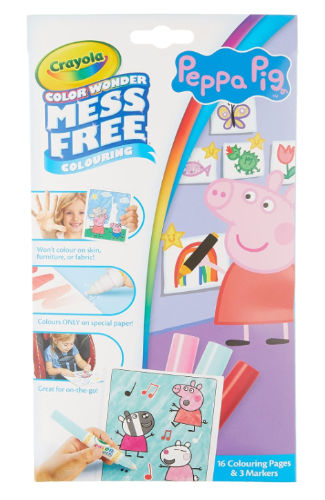 Crayola Color Wonders Mess Free Peppa Pig Mini Pack Colouring Pad