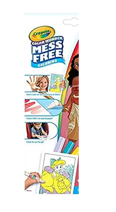 Crayola Color Wonders Mess Free Disney Princess Mini Pack Colouring Pad