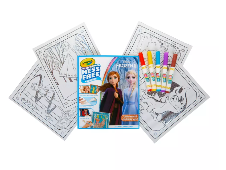 Crayola Color Wonder Glitter Coloring Kit - Disney Frozen 2