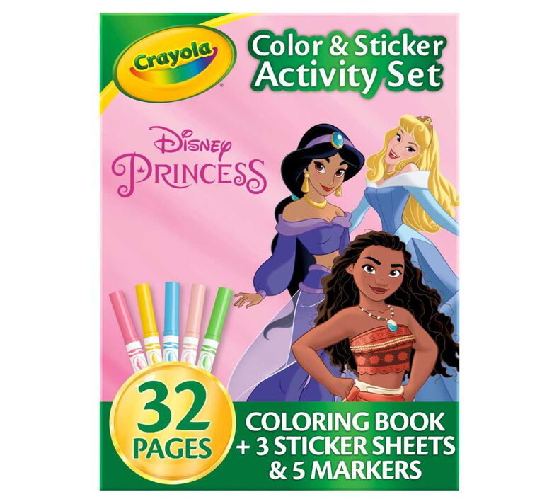 Crayola Color n Sticker Disney Princess Activity Set