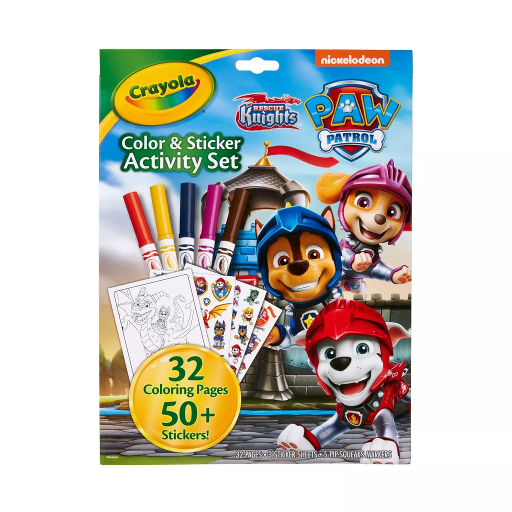 Crayola Color n Sticker Paw Patrol Activity Set