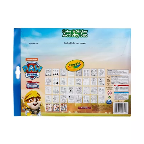 Crayola Color n Sticker Paw Patrol Activity Set